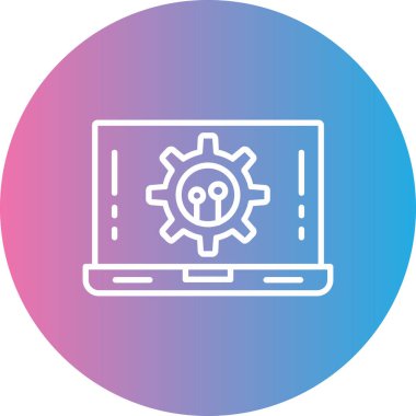 seo modern simgesinin vektör illüstrasyonu