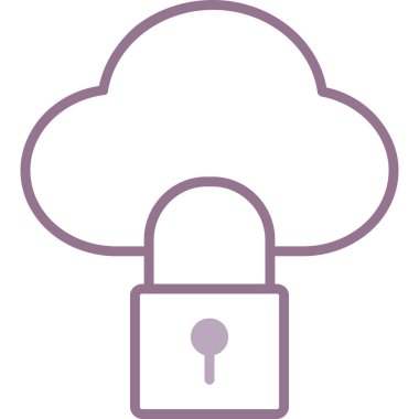 ikon vektör illüstrasyonunu kilitle