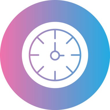 Saat simgesinin vektör illüstrasyonu