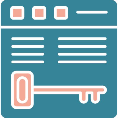 seo modern simgesinin vektör illüstrasyonu