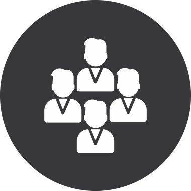 İnsan simgesinin vektör illüstrasyonu