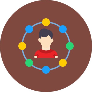 insanlar simge vektör illüstrasyonu