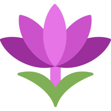 Nilüfer çiçeği. Web simgesi