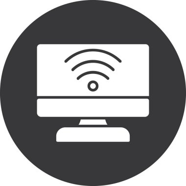 wifi simgesi vektör illüstrasyonu