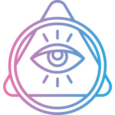 Bir simgenin vektör illüstrasyonu