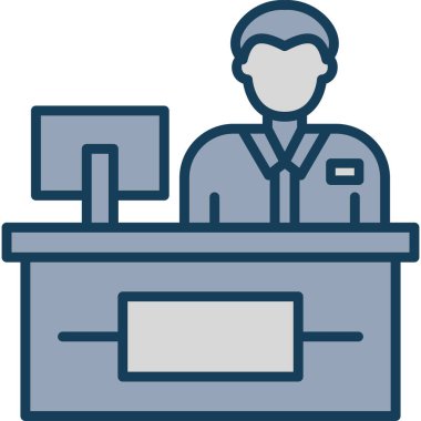 İş adamı ofis simgesi