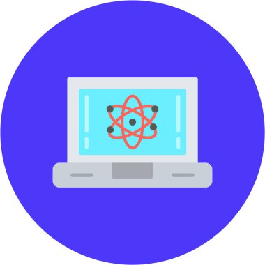 Bilgisayar. Web simgesi basit tasarım