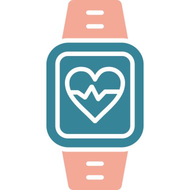 smartwatch simge vektör çizimi