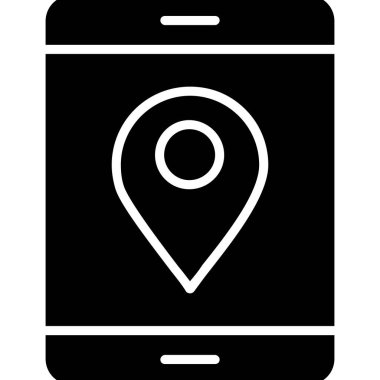 Harita işaretleyici. Basit resimleme