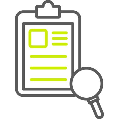 Belge. Web simgesi basit illüstrasyon