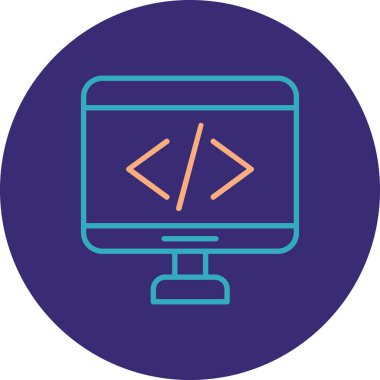 Web simgesi vektör illüstrasyonu