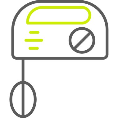 Elektrikli çaydanlık. Basit illüstrasyon