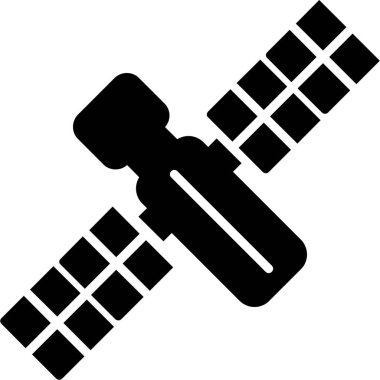 uydu simgesi vektör illüstrasyonu