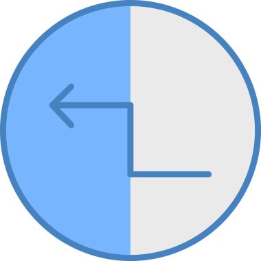 Saat. Web simgesi basit tasarım