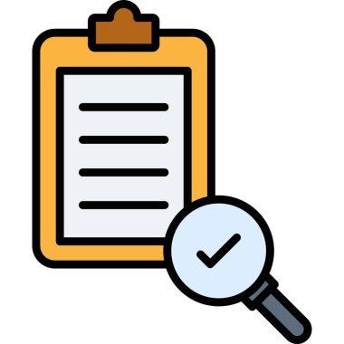 belge simgesi vektör illüstrasyonu