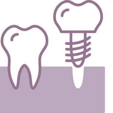 Diş vektörü illüstrasyonu