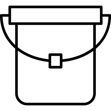 Kova. Web simgesi basit illüstrasyon