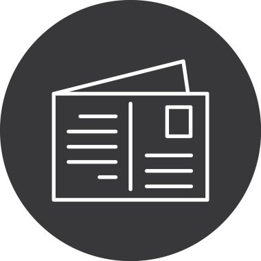 Belge simgesinin vektör illüstrasyonu