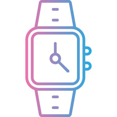 İzle. Web simgesi basit illüstrasyon