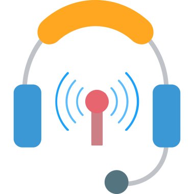 ses simgesi, vektör illüstrasyonu