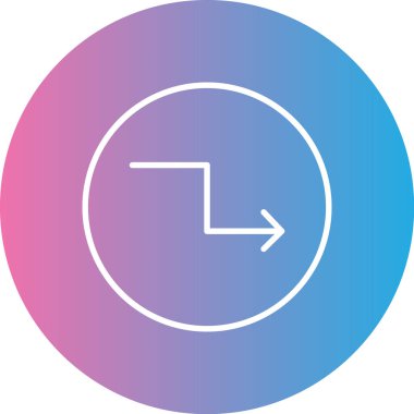 Modern simgenin vektör illüstrasyonu