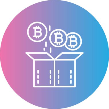 Para için. Web simgesi basit illüstrasyon