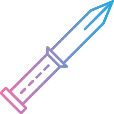 Kalem. Web simgesi basit illüstrasyon