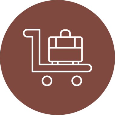 Bir alışveriş arabasının vektör çizimi