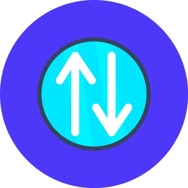 Ok. Web simgesi vektör illüstrasyonu