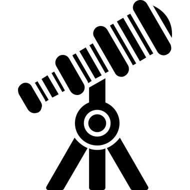 Teleskop. Web simgesi basit tasarım