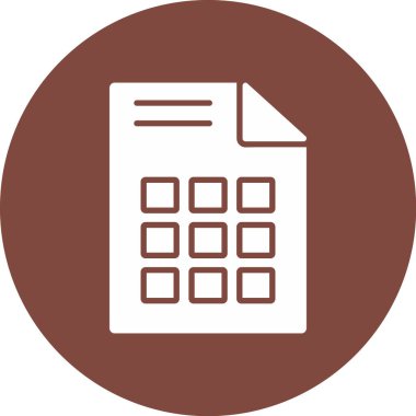 Hesap makinesi. Web simgesi basit illüstrasyon