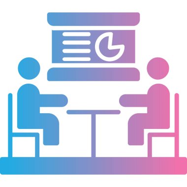 iş simgesi vektör illüstrasyonu