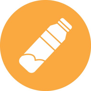 Bir şişe simgesinin vektör illüstrasyonu