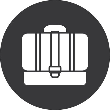 evrak çantası vektör simgesi modern basit vektör illüstrasyonu