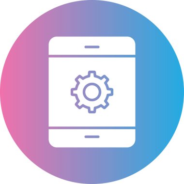 Vektör Mobil simge illüstrasyonu