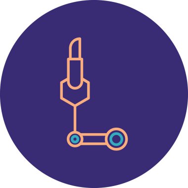 Modern oto onarımının vektör illüstrasyonu