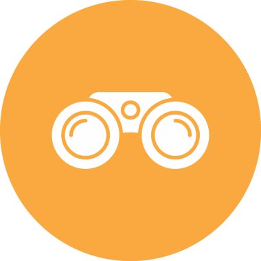 Dürbün. Web simgesi vektör illüstrasyonu