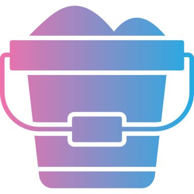 kova ağ simgesi basit illüstrasyon