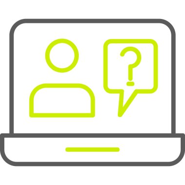 Sohbet mesajı vektör illüstrasyonu