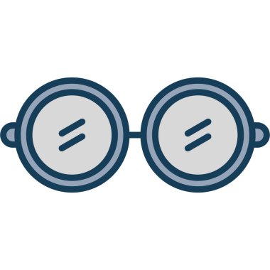 gözlük vektör simgesi