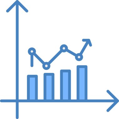 grafik ikonu vektör illüstrasyonu