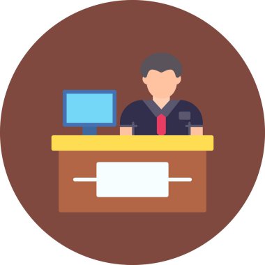 İnsan simgesinin vektör illüstrasyonu