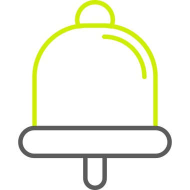 Zil. Web simgesi basit illüstrasyon