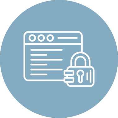 Web simgesi vektör illüstrasyonu