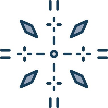 Oklar yön ikonu tam biçimli