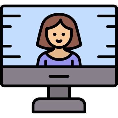 Avatar Kadın çevrimiçi simgesi