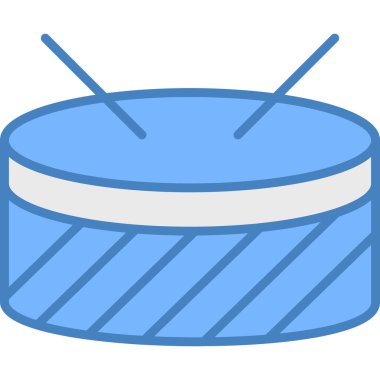 Tek bir çizgi film simgesinin vektör illüstrasyonu