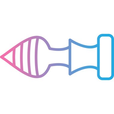 Çubuk şeker ikonu. özet vektör illüstrasyonu