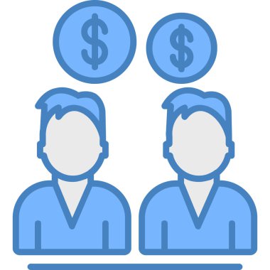 iş insanları vektör simgesi