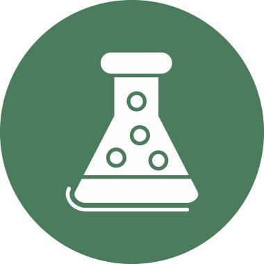 Kimya. Web simgesi basit tasarım